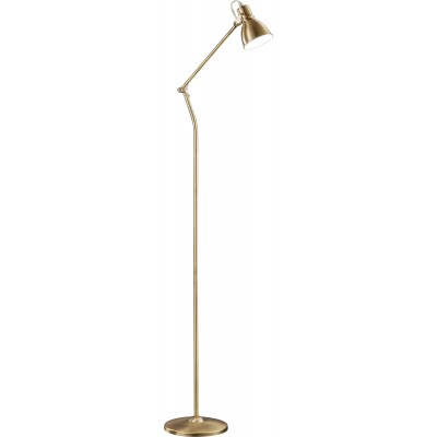88,95 € Free Shipping | Floor lamp Trio Jasper 140×23 cm. Living room and bedroom. Vintage Style. Metal casting. Old copper Color