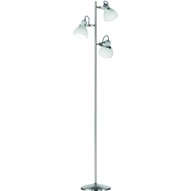 75,95 € Kostenloser Versand | Stehlampe Trio Ginelli 150×37 cm. Wohnzimmer und schlafzimmer. Modern Stil. Metall. Matt nickel Farbe