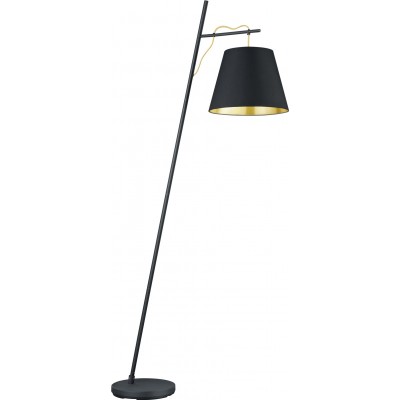 Floor lamp Trio Andreus 180×35 cm. Living room and bedroom. Modern Style. Metal casting. Black Color