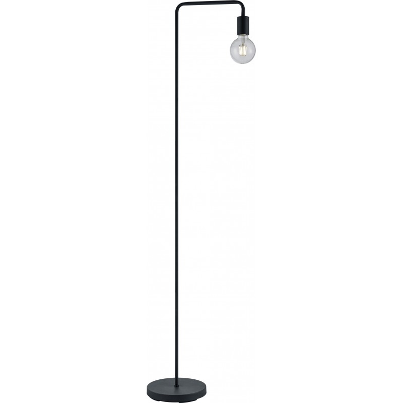 45,95 € Free Shipping | Floor lamp Trio Diallo 149×23 cm. Living room and bedroom. Modern Style. Metal casting. Black Color