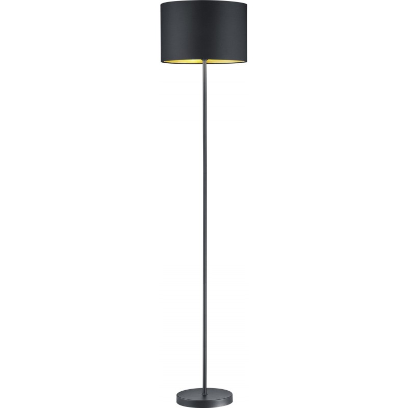 86,95 € Free Shipping | Floor lamp Trio Hostel Ø 35 cm. Living room and bedroom. Modern Style. Metal casting. Black Color