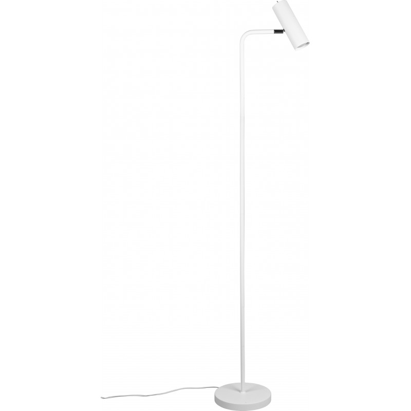 72,95 € Free Shipping | Floor lamp Trio Marley 151×23 cm. Living room and bedroom. Modern Style. Metal casting. White Color