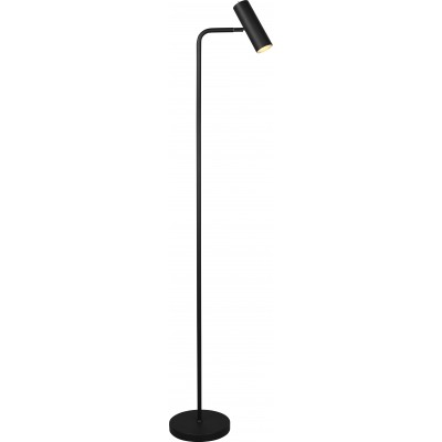 Lámpara de pie Trio Marley 151×23 cm. Salón y dormitorio. Estilo moderno. Metal. Color negro