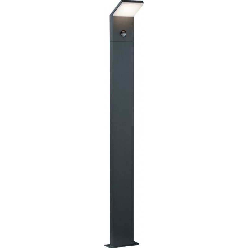 178,95 € Free Shipping | Luminous beacon Trio Pearl 9W 3000K Warm light. 100×14 cm. Vertical pole luminaire. Integrated LED. Motion sensor Terrace and garden. Modern Style. Cast aluminum. Anthracite Color