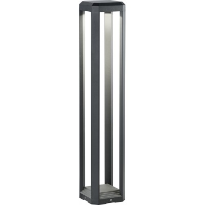 148,95 € Free Shipping | Luminous beacon Trio Logone 11W 3000K Warm light. 80×15 cm. Vertical pole luminaire. Integrated LED Terrace and garden. Modern Style. Cast aluminum. Anthracite Color