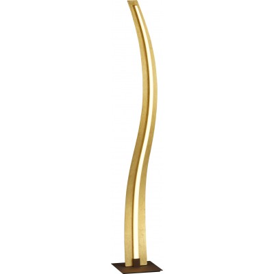 219,95 € Free Shipping | Floor lamp Trio Salerno 31W 3000K Warm light. 140×22 cm. Integrated LED Living room and bedroom. Modern Style. Metal casting. Golden Color