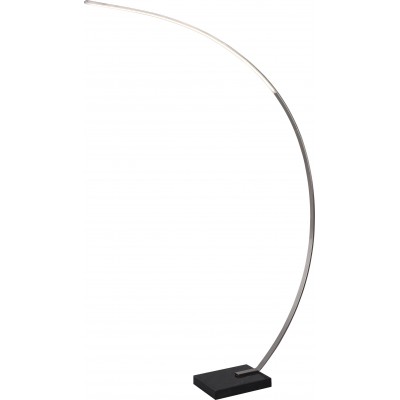 Lampada da pavimento Trio Bangkok 18W 3000K Luce calda. 180×22 cm. LED dimmerabili Soggiorno e camera da letto. Stile moderno. Metallo. Colore nichel opaco