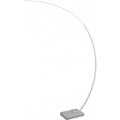 Stehlampe Trio Bangkok 18W 4000K Neutrales Licht. 180×22 cm. Dimmbare LED Wohnzimmer und schlafzimmer. Modern Stil. Metall. Weiß Farbe