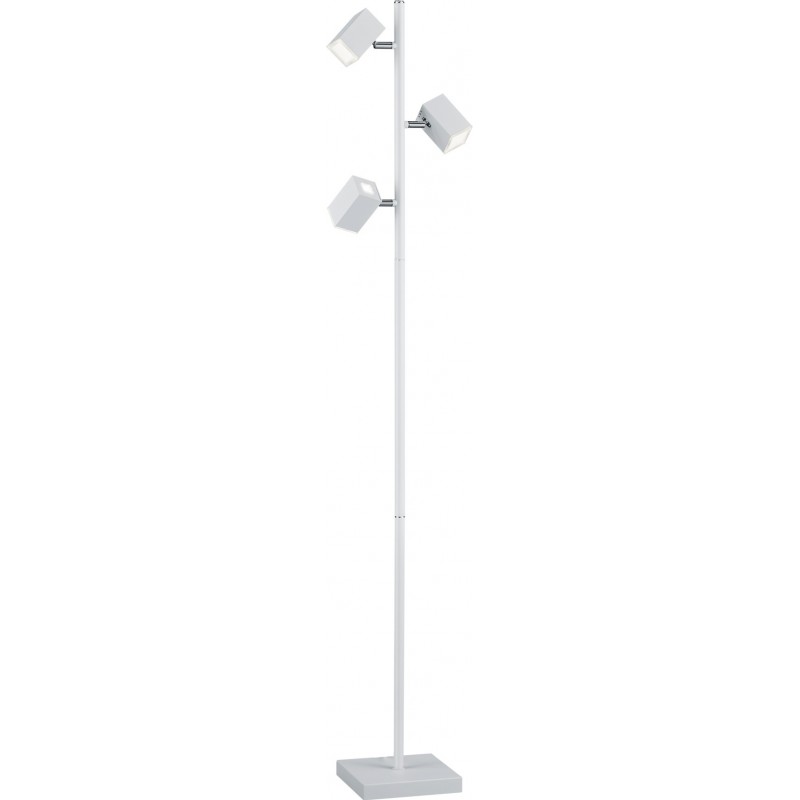 79,95 € Free Shipping | Floor lamp Trio Lagos 4.8W 3000K Warm light. 154×28 cm. Integrated LED. Touch function Living room and bedroom. Modern Style. Metal casting. White Color