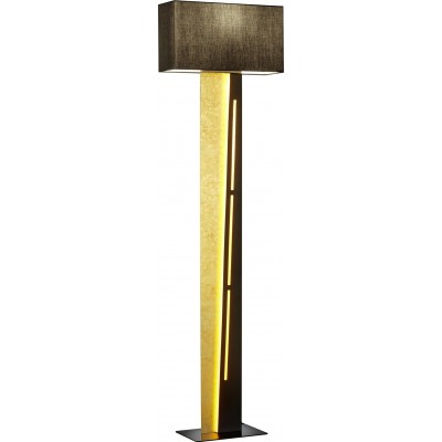 Floor lamp Trio Nestor 160×45 cm. Touch function Living room and bedroom. Modern Style. Metal casting. Golden Color