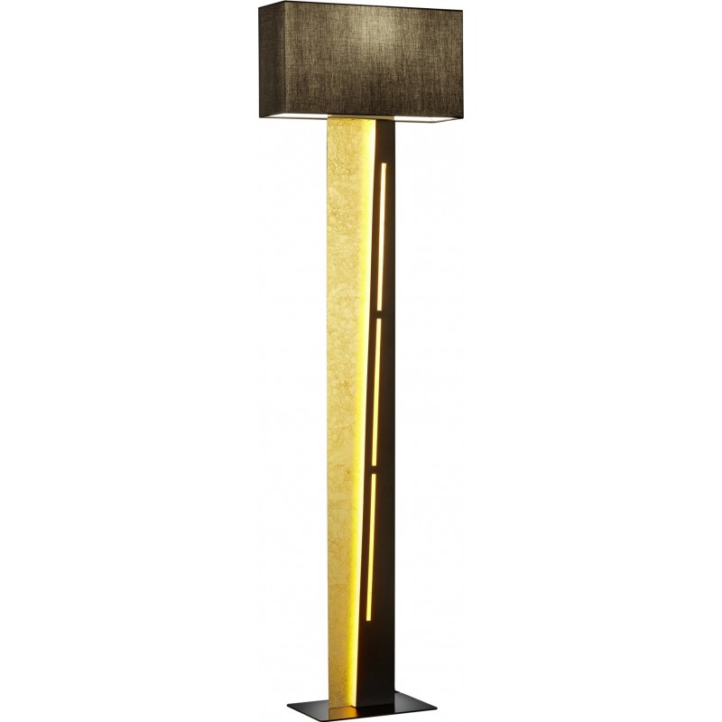 169,95 € Free Shipping | Floor lamp Trio Nestor 160×45 cm. Touch function Living room and bedroom. Modern Style. Metal casting. Golden Color