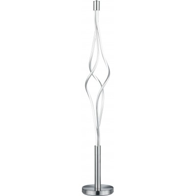 Floor lamp Trio Loop 9W Ø 23 cm. White LED with adjustable color temperature. Touch function Living room and bedroom. Modern Style. Metal casting. Matt nickel Color