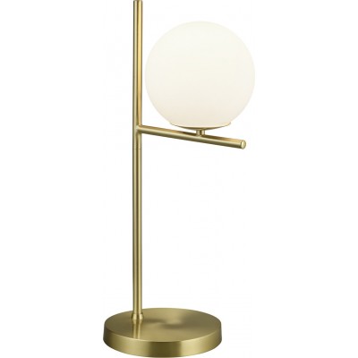 Lámpara de sobremesa Trio Pure 52×18 cm. Salón y dormitorio. Estilo moderno. Metal. Color cobre
