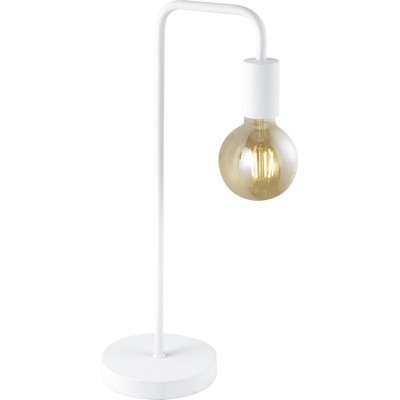 Lámpara de sobremesa Trio Diallo 51×15 cm. Salón y dormitorio. Estilo moderno. Metal. Color blanco