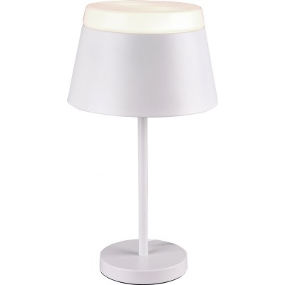 49,95 € Spedizione Gratuita | Lampada da tavolo Trio Baroness Ø 25 cm. Soggiorno e camera da letto. Stile moderno. Metallo. Colore bianca