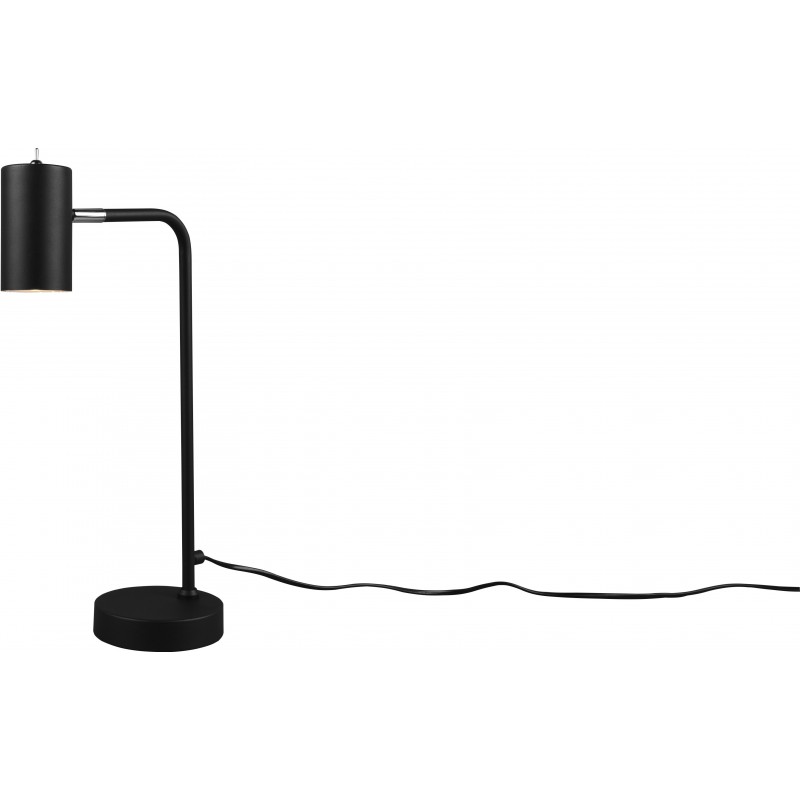 39,95 € Free Shipping | Table lamp Trio Marley 45×12 cm. Living room and bedroom. Modern Style. Metal casting. Black Color