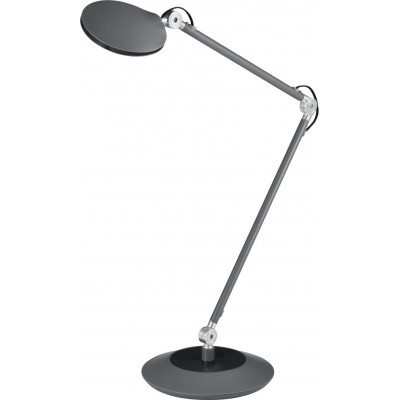 73,95 € Free Shipping | Desk lamp Trio Roderic 6W 3000K Warm light. 50×19 cm. Integrated LED Living room, bedroom and office. Modern Style. Metal casting. Anthracite Color