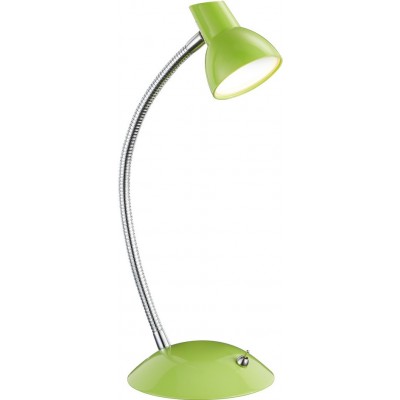 Настольная лампа Trio Kolibri 4.5W 3000K Теплый свет. 35×14 cm. встроенный светодиод Гостинная, спальная комната и офис. Дизайн Стиль. Металл. Зеленый Цвет