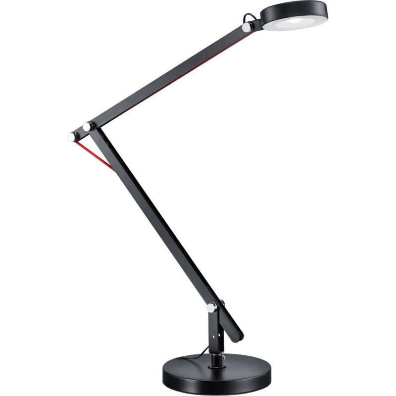 79,95 € Free Shipping | Table lamp Trio Amsterdam 5W 3000K Warm light. 90×18 cm. Adjustable height. Integrated LED. Directional light Living room, bedroom and office. Modern Style. Metal casting. Black Color