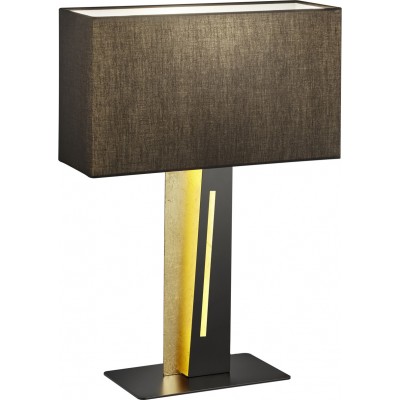 Table lamp Trio Nestor 5W 3000K Warm light. 56×40 cm. Integrated LED. Touch function Living room and bedroom. Modern Style. Metal casting. Golden Color