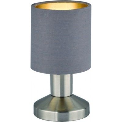 27,95 € Free Shipping | Table lamp Trio Garda Ø 9 cm. Living room and bedroom. Modern Style. Metal casting. Matt nickel Color