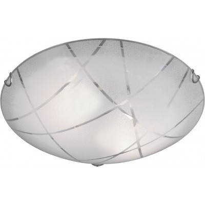 44,95 € Free Shipping | Indoor ceiling light Trio Sandrina Ø 40 cm. Ceiling and wall mounting Living room, kitchen and bedroom. Modern Style. Glass. White Color