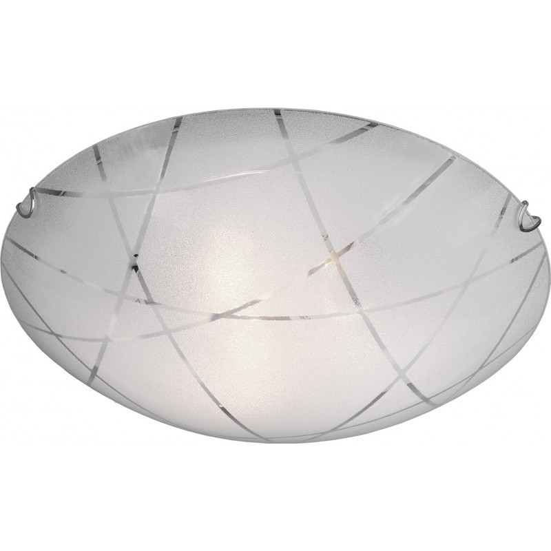 41,95 € Free Shipping | Indoor ceiling light Trio Sandrina Ø 50 cm. Ceiling and wall mounting Living room, kitchen and bedroom. Modern Style. Glass. White Color