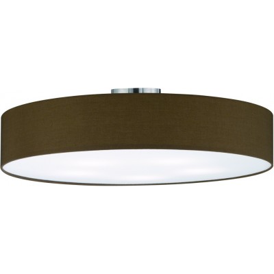 63,95 € Spedizione Gratuita | Lampada da soffitto Trio Hotel Forma Rotonda Ø 65 cm. Soggiorno e camera da letto. Stile moderno. Metallo. Colore nichel opaco