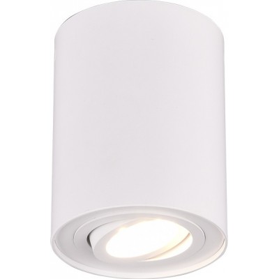 Indoor spotlight Trio Cookie Ø 9 cm. Directional light Living room and bedroom. Modern Style. Metal casting. White Color