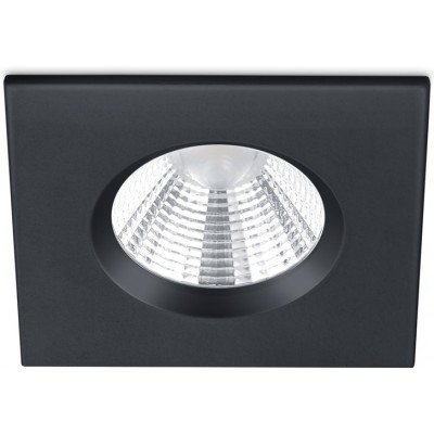 Recessed lighting Trio Zagros 5.5W 3000K Warm light. 9×9 cm. Integrated LED Living room and bedroom. Modern Style. Metal casting. Black Color