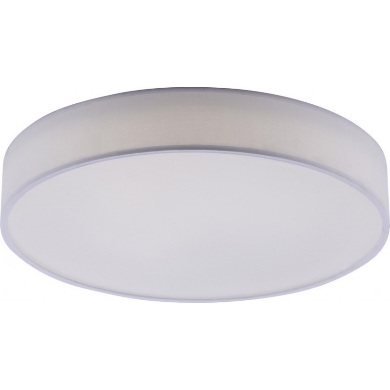 343,95 € Free Shipping | Indoor ceiling light Trio Diamo 45W Round Shape Ø 75 cm. Dimmable multicolor RGBW LED. Remote control. WiZ Compatible Living room and bedroom. Modern Style. Plastic and Polycarbonate. White Color