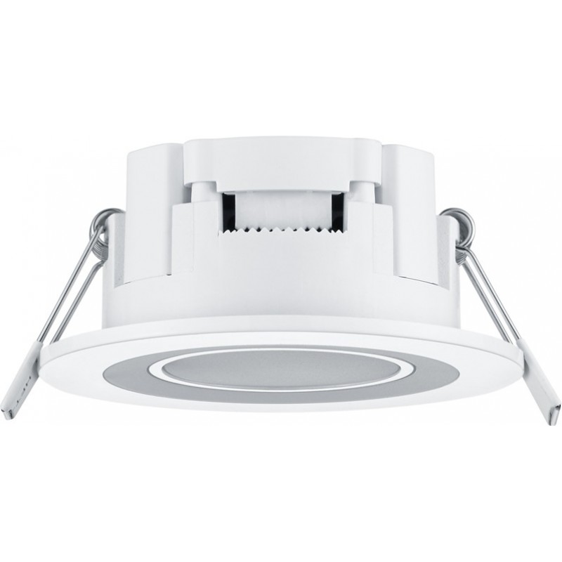 12,95 € Free Shipping | Recessed lighting Trio Core 5W 3000K Warm light. Ø 8 cm. Integrated LED Living room and bedroom. Modern Style. Plastic and polycarbonate. White Color