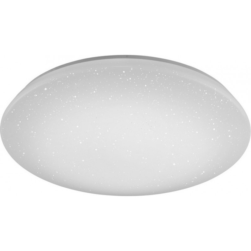 176,95 € Free Shipping | Indoor ceiling light Trio Charly 27W Round Shape Ø 50 cm. Star effect. Dimmable multicolor RGBW LED. Remote control. WiZ Compatible Living room and bedroom. Modern Style. Plastic and Polycarbonate. White Color