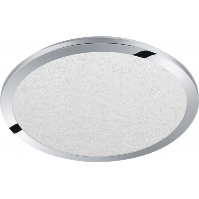 83,95 € Kostenloser Versand | Innendeckenleuchte Trio Cesar 30W 3000K Warmes Licht. Runde Gestalten Ø 60 cm. Integrierte LED Wohnzimmer, schlafzimmer und bad. Modern Stil. Plastik und Polycarbonat. Überzogenes chrom Farbe