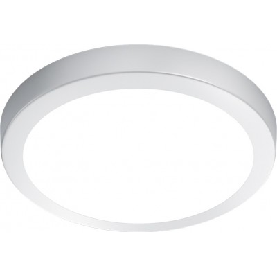 Luz de teto interna Trio Cento 24W 3000K Luz quente. Ø 40 cm. LED integrado Sala de estar e quarto. Estilo moderno. Metais. Cor branco