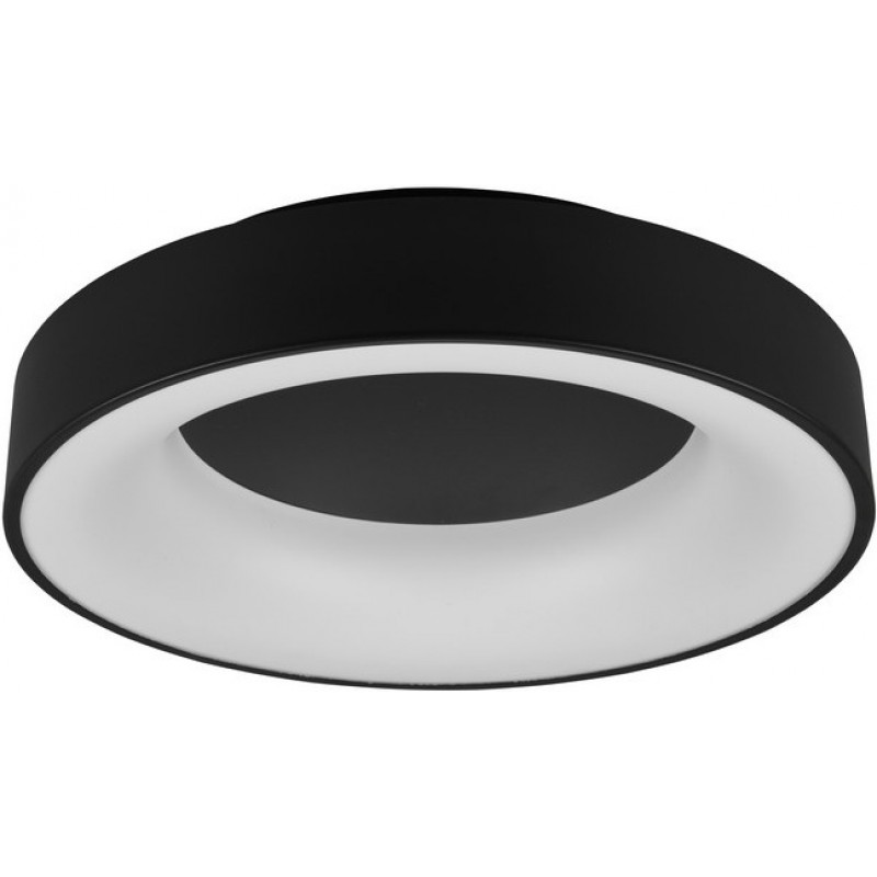 119,95 € Free Shipping | Indoor ceiling light Trio Girona 27W 3000K Warm light. Ø 45 cm. Integrated LED Living room and bedroom. Modern Style. Metal casting. Black Color