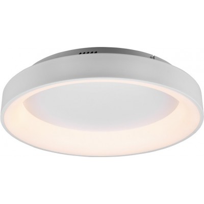 223,95 € Free Shipping | Indoor ceiling light Trio Girona 48W Ø 60 cm. Dimmable multicolor RGBW LED. Remote control Living room and bedroom. Modern Style. Metal casting. White Color