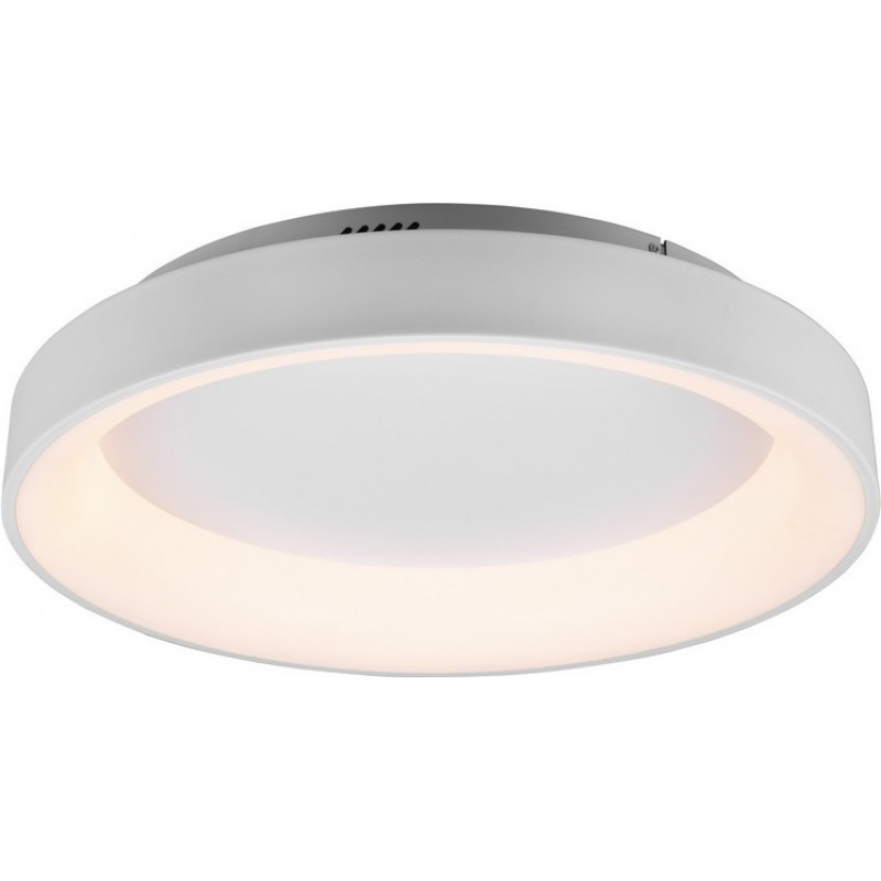 209,95 € Free Shipping | Indoor ceiling light Trio Girona 48W Ø 60 cm. Dimmable multicolor RGBW LED. Remote control Living room and bedroom. Modern Style. Metal casting. White Color