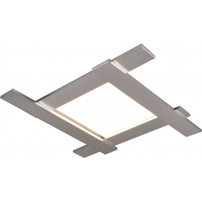 203,95 € Free Shipping | Indoor ceiling light Trio Belfast 3.5W 3000K Warm light. 59×59 cm. Integrated LED Living room and bedroom. Modern Style. Metal casting. Matt nickel Color