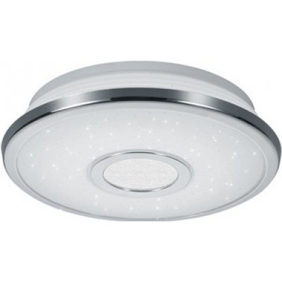 29,95 € Envio grátis | Luz de teto interna Trio Osaka 12W 3000K Luz quente. Ø 21 cm. Efeito estrela. LED integrado Plástico e policarbonato. Cor cromado