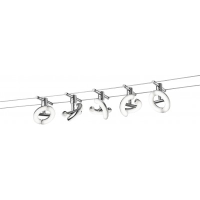 79,95 € Envío gratis | Foco para interior Trio Avignon 4W 3000K Luz cálida. 500×13 cm. Foco para carril. Instalación sobre rieles. LED integrado. Montaje en techo y pared Salón y dormitorio. Estilo moderno. Metal. Color cromado