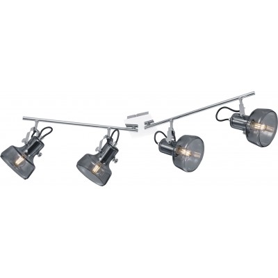 Ceiling lamp Trio Kolani 83×28 cm. Directional light Living room and bedroom. Modern Style. Metal casting. Plated chrome Color