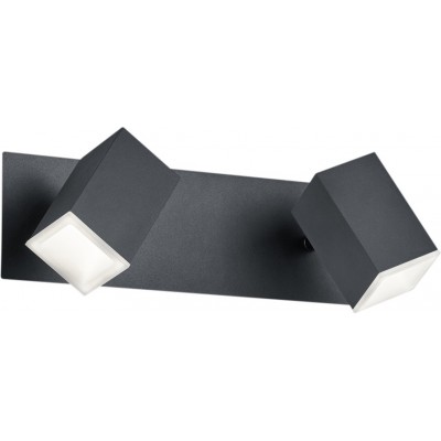 39,95 € Free Shipping | Indoor spotlight Trio Lagos 6W 3000K Warm light. 30×9 cm. Integrated LED Living room and bedroom. Modern Style. Metal casting. Black Color
