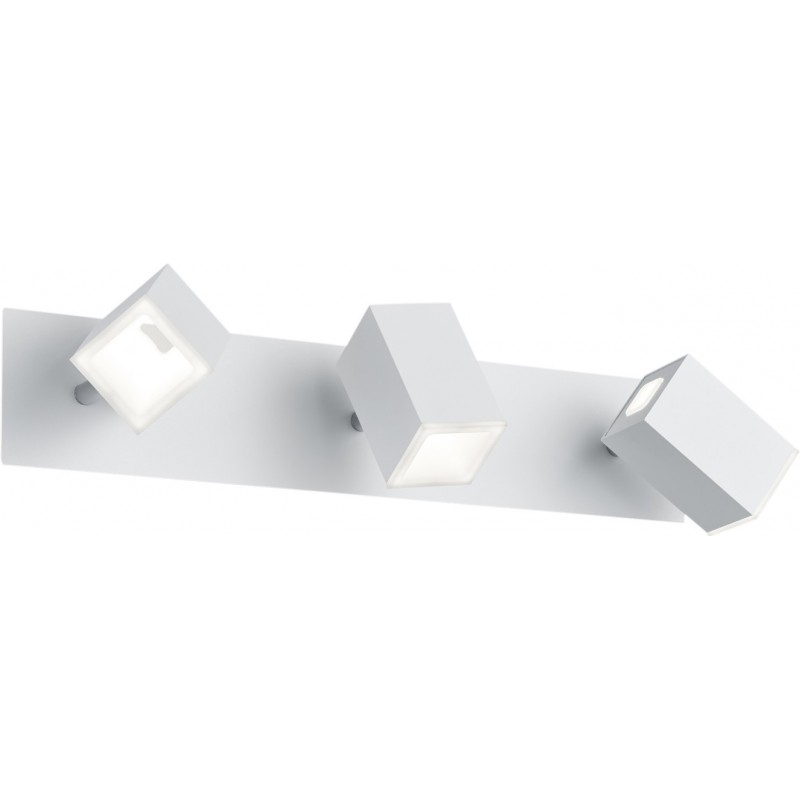 54,95 € Free Shipping | Indoor spotlight Trio Lagos 6W 3000K Warm light. 45×9 cm. Integrated LED. Ceiling and wall mounting Living room and bedroom. Modern Style. Metal casting. White Color