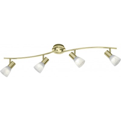 室内射灯 Trio Levisto 5W 3000K 暖光. 88×19 cm. 可更换的 LED 定向光 客厅 和 卧室. 现代的 风格. 金属. 铜 颜色