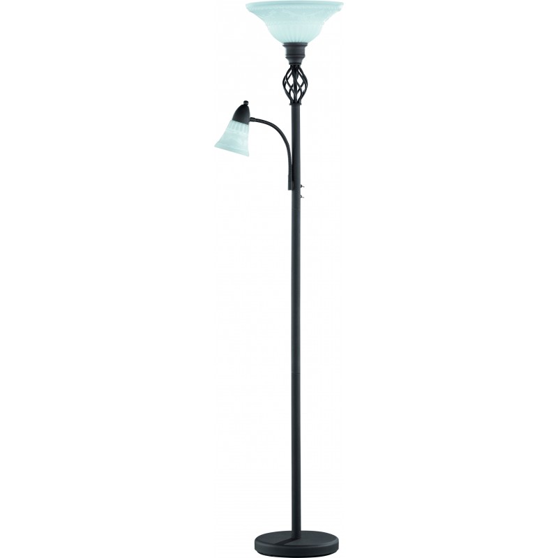 124,95 € Kostenloser Versand | Stehlampe Trio Rustica Ø 32 cm. Metall. Oxid Farbe