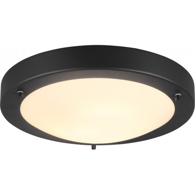 48,95 € Free Shipping | Indoor ceiling light Trio Condus Ø 31 cm. Bathroom. Modern Style. Metal casting. Black Color