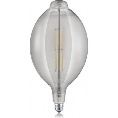LED電球 Trio Esfera 8W E27 LED 2700K とても暖かい光. Ø 17 cm. リビングルーム そして ベッドルーム. モダン スタイル. ガラス. マットブラック カラー