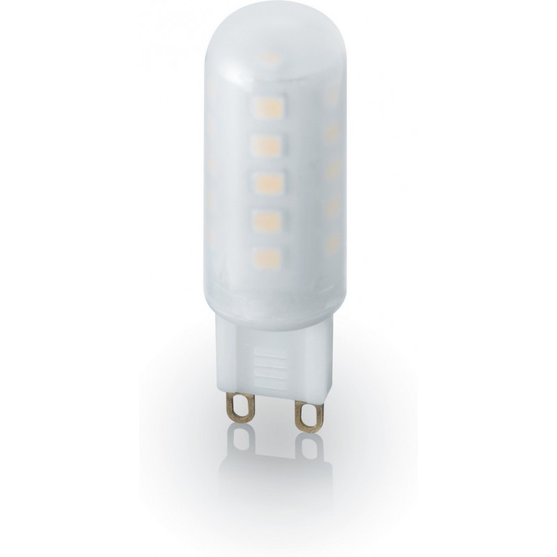11,95 € Free Shipping | LED light bulb Trio Cápsula 3W G9 LED 3000K Warm light. Ø 1 cm. Plastic and polycarbonate. White Color