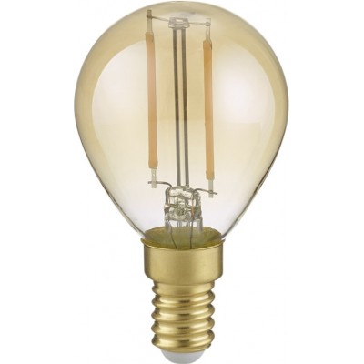 LED light bulb Trio Esfera Ø 4 cm. Modern Style. Glass. Orange gold Color